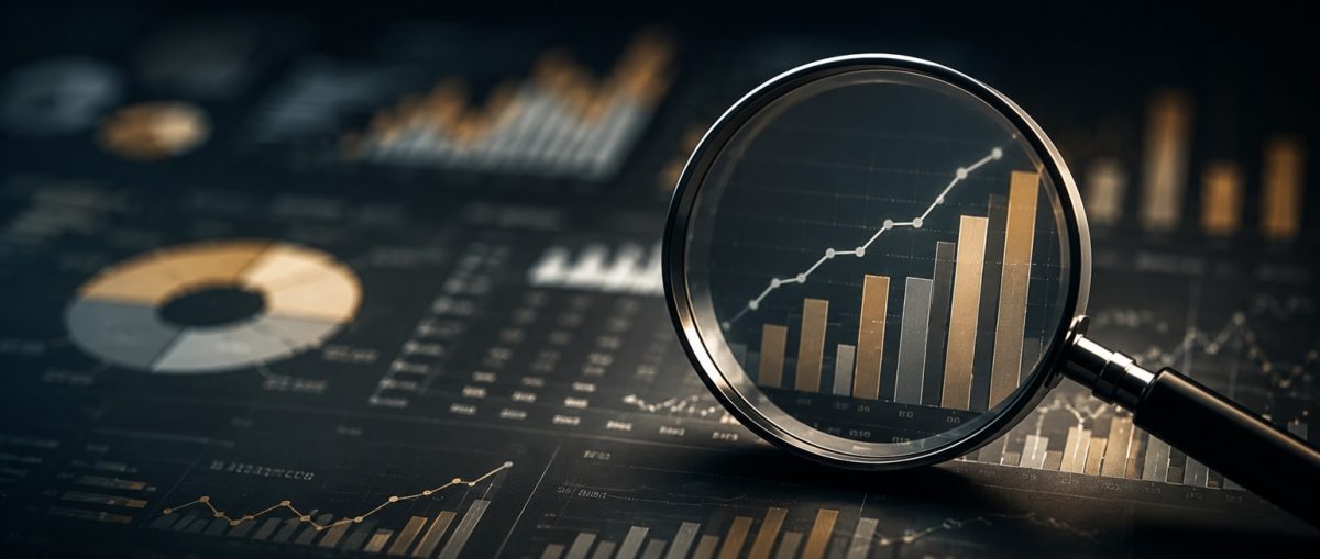 Data analysis with magnifying glass